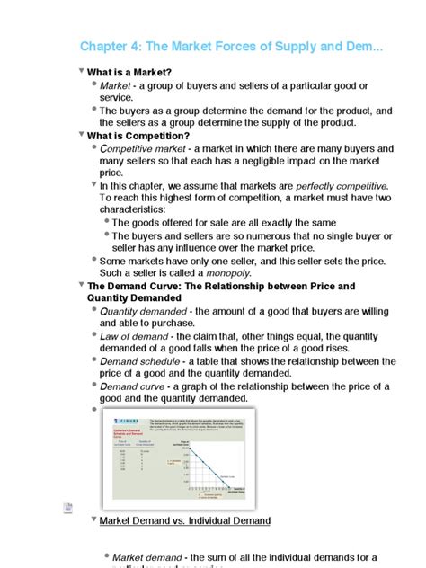 Supply and Demand Principles